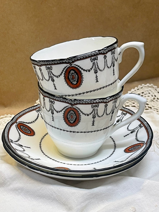 Royal Doulton “Countess” Cup & Saucer Pair (c.1908)