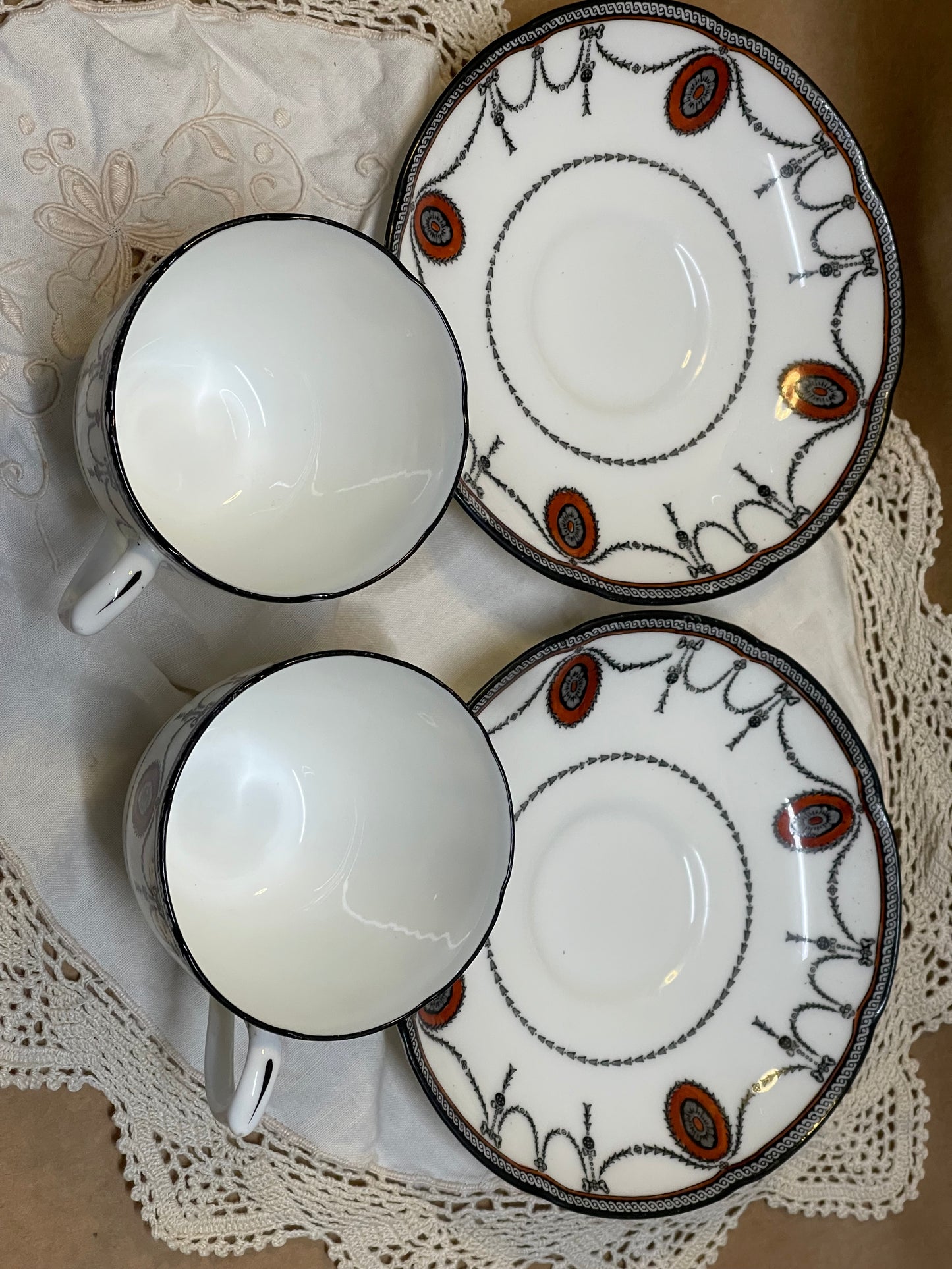 Royal Doulton “Countess” Cup & Saucer Pair (c.1908)