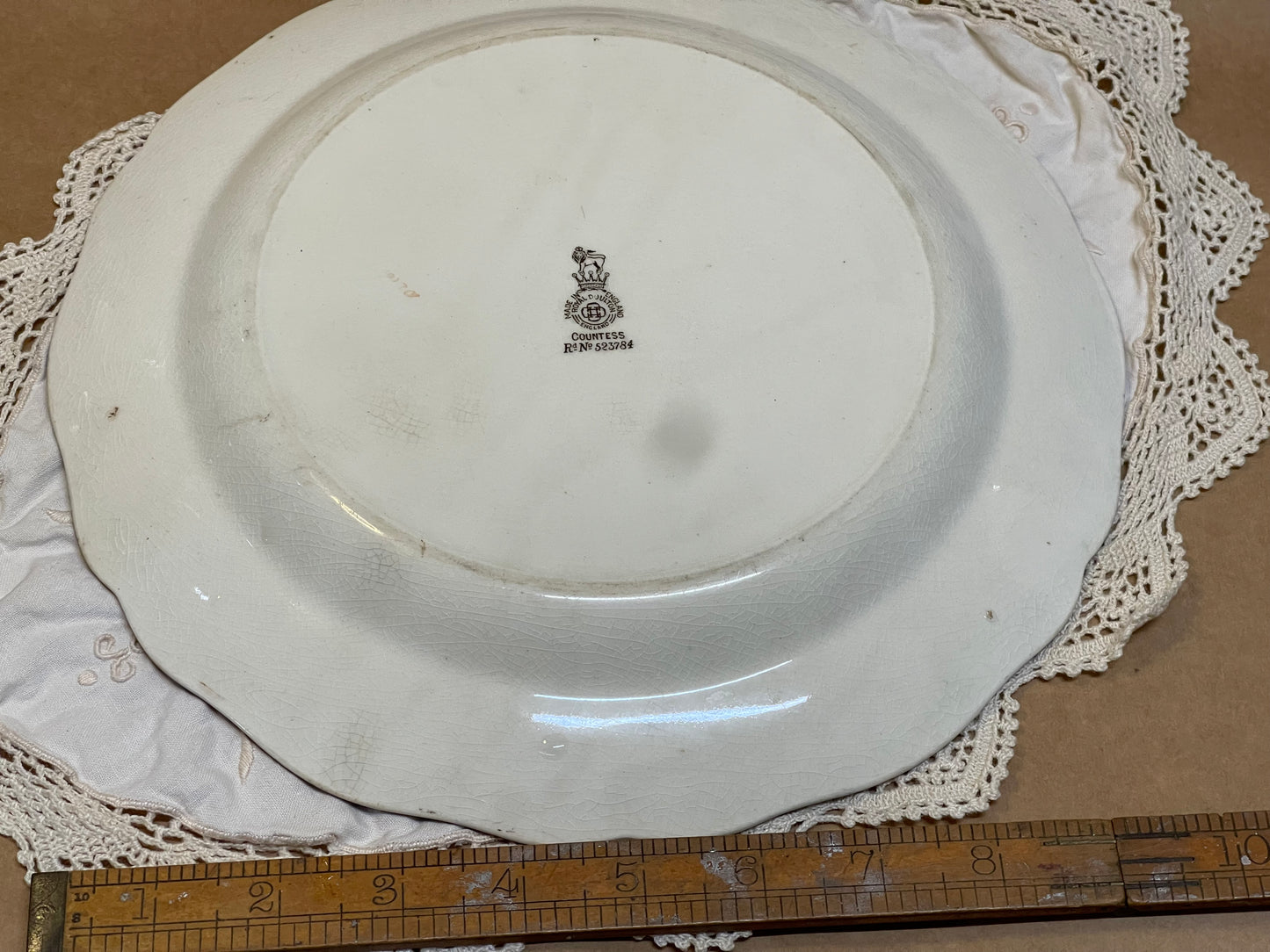 Royal Doulton “Countess” Large Plate – Floral Variation (25cm) c.1908