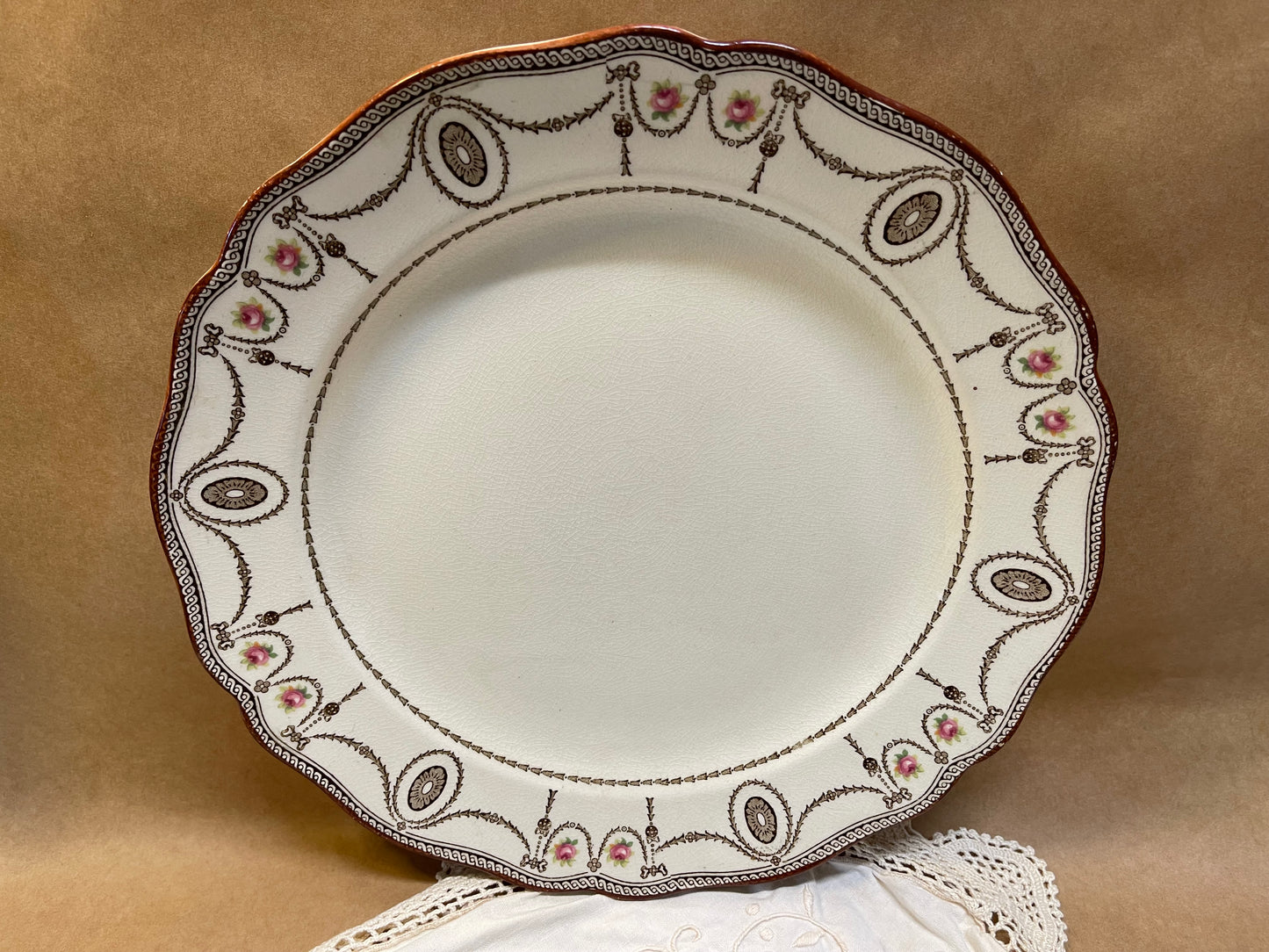 Royal Doulton “Countess” Large Plate – Floral Variation (25cm) c.1908