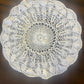 Hand-Crocheted White Cotton Vintage Doilies – Set of 2