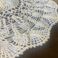 Hand-Crocheted White Cotton Vintage Doilies – Set of 2