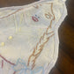 Vintage Hand-Embroidered Linen Stocking Holder – Doll Motif
