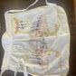 Vintage Hand-Embroidered Apron – Cottage & Floral Design