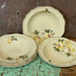 J&G Meakin “Sunshine” Yellow Magnolia Bowls – Set of 6