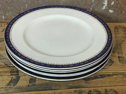 Alfred Meakin “Bleu de Roi” Dinner Plates – Set of 6