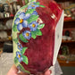 Vintage 1930s Maling Ware Jardiniere Planter – Purple & Blue Floral