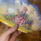 Vintage Modern Crescent England Hand-Painted Bowl – Lady & Garden Scene