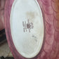 Vintage Maling Ware “Peony Rose” Oval Bowl – Hand-Painted Floral Design