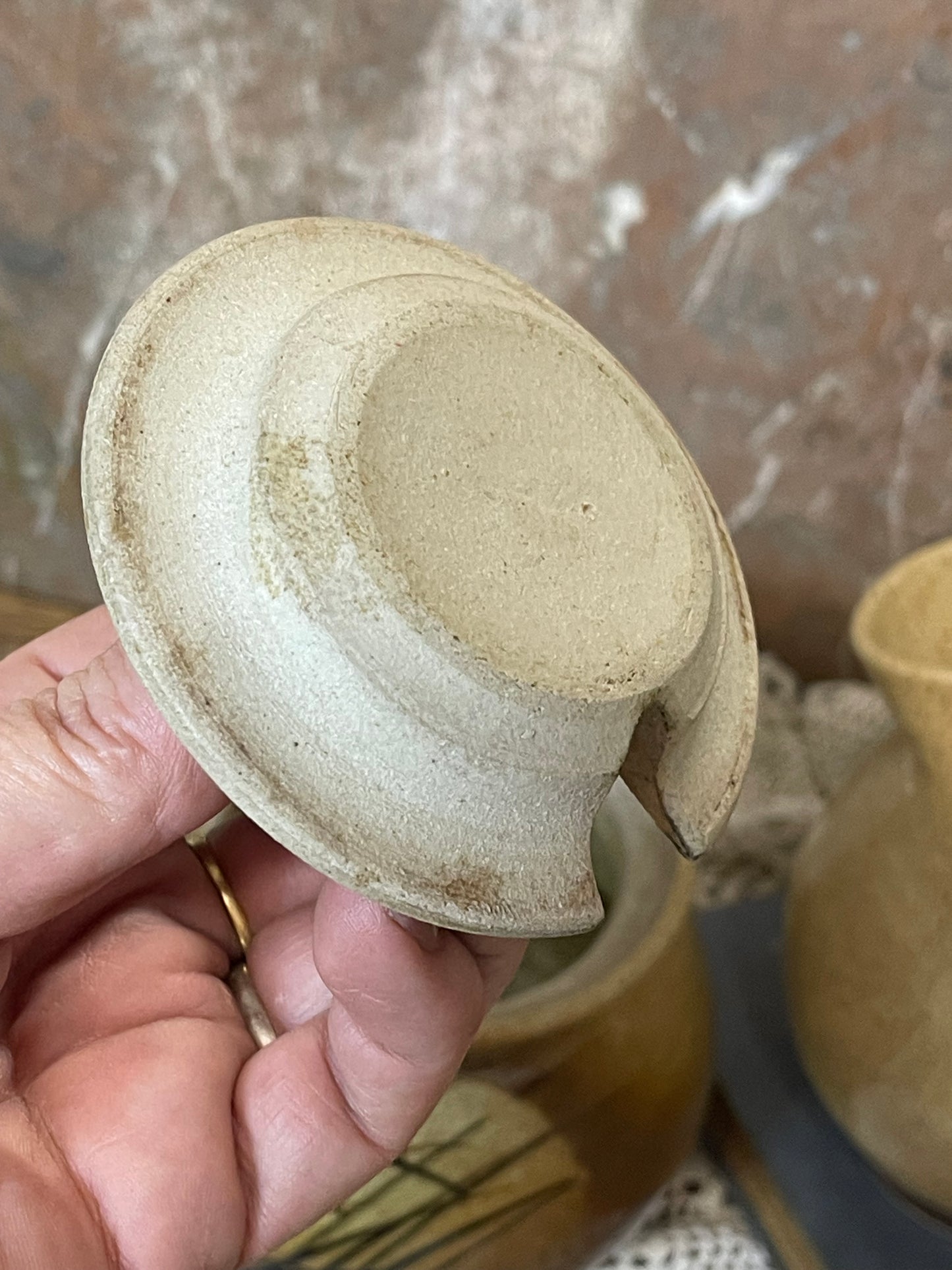 Vintage Diana Pottery Jug & Lidded Sugar Bowl – Australian Studio Pottery with Grass Motif (c.1950s–60s)