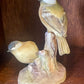 Royal Worcester Hand Painted Bone China Pair of Coal Tits Figurine - 3376