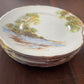Shelley Fine Bone China – Set of 6 Side Plates, “Old Mill” Landscape Series