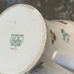Shelley Fine Bone China Tea Set – Dainty Shape, Floral Sprays with Blue Trim