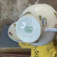 Shelley Fine Bone China Cup & Saucer – Dainty Shape, Floral Sprays with Blue Trim