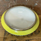 Art Deco Yellow Ceramic Bowl with Sterling Silver Rim – c.1930s