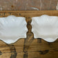 Pair of Shelley Fine Bone China Dishes – White Fluted Edge, c.1940s