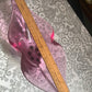 Mid-century Murano large art glass pink Lip bowl