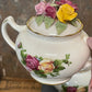 Royal Albert “Old Country Roses” Tea Set – Teapot, Sugar & Creamer (3 Piece Set)