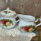 Royal Albert Old Country Roses Sugar Bowl & Milk Jug Set