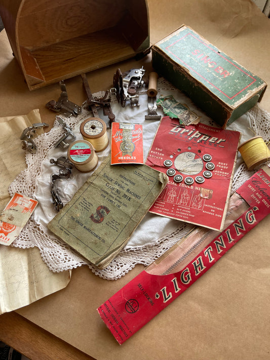 Vintage Sewing Memorabilia Bundle – Drawer of Treasures