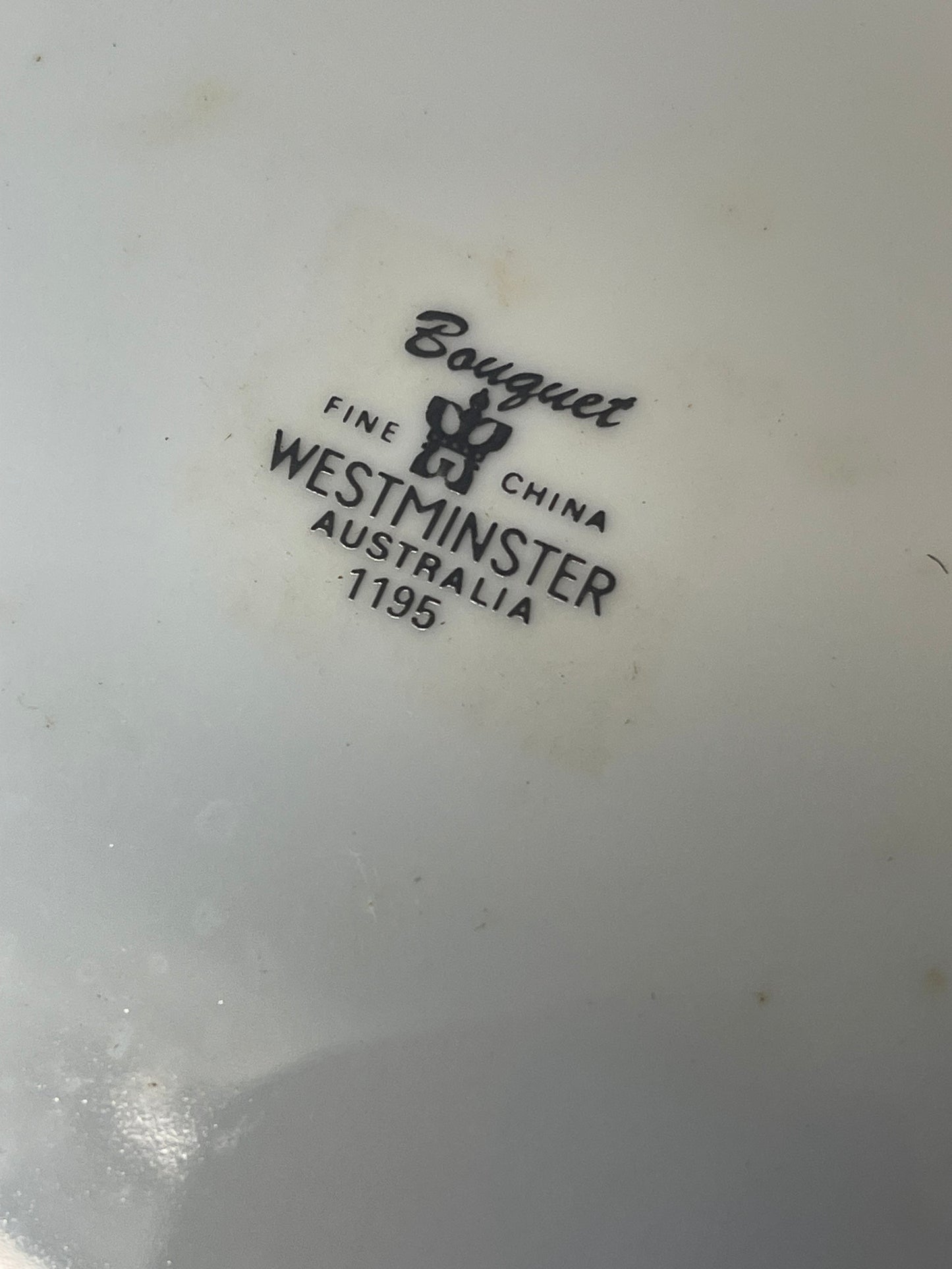 Westminster “Bouquet” Plate – Australian Fine China, c.1950s