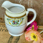 Vintage Noritake Japan Floral Jug – Hand-Painted Creamware with Gilded Trim (c.1950s)