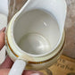 Vintage Noritake Japan Floral Jug – Hand-Painted Creamware with Gilded Trim (c.1950s)
