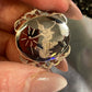 Pair of Vintage Siam Sterling Silver Niello Brooches – Fan & Round