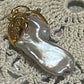 Vintage 9ct Gold & Baroque Pearl Pendant