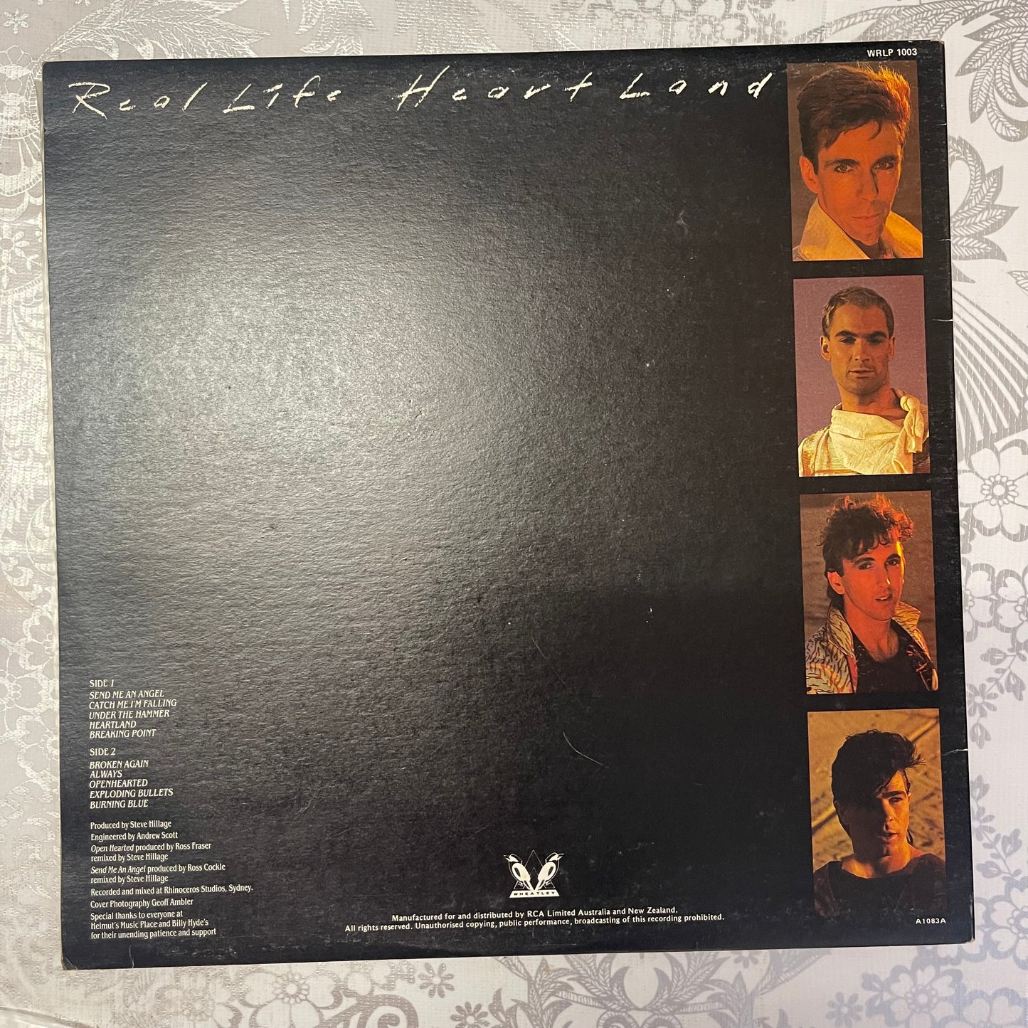 Real Life – Heartland LP Vinyl Record (1983, RCA)
