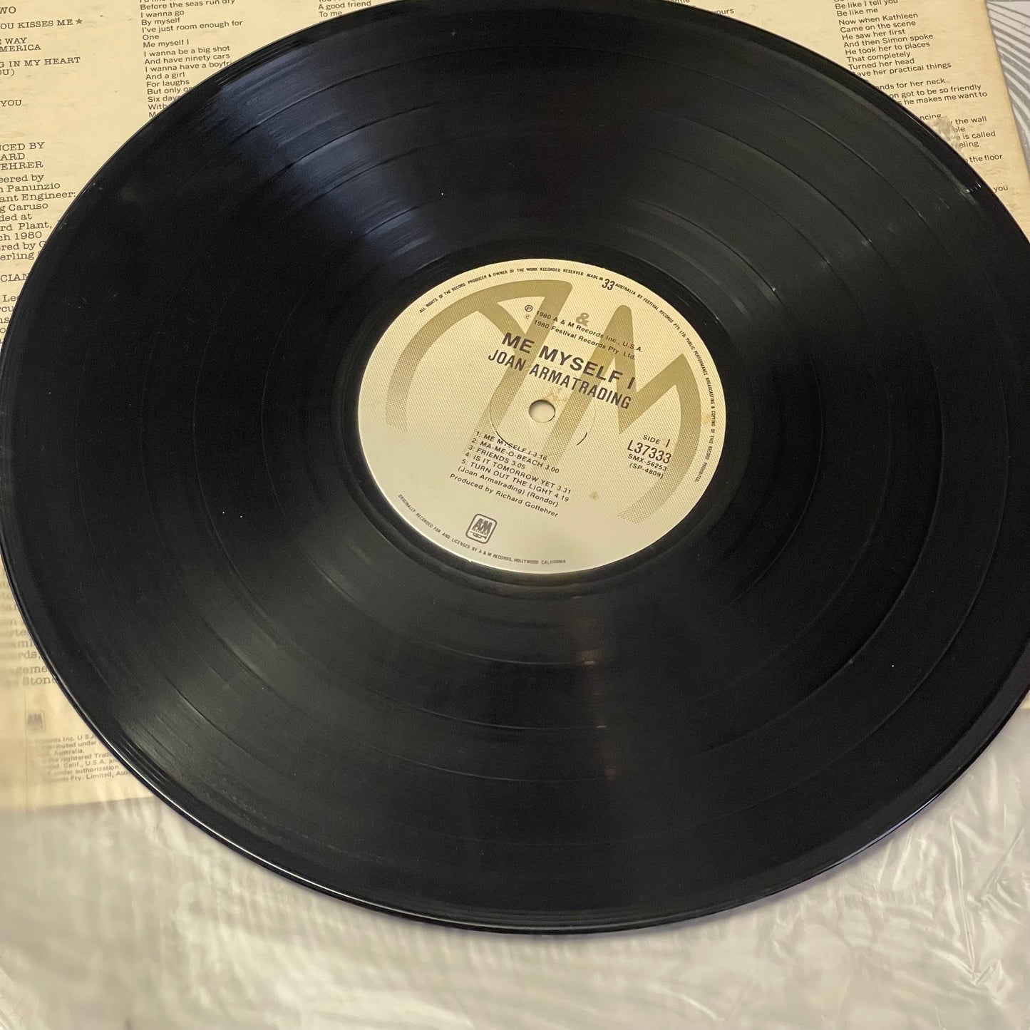 Joan Armatrading – Me Myself I LP Vinyl Record (1980, A&M)