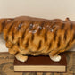 Vintage Ceramic Ginger Cat Figurine – 33 cm Long