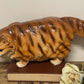Vintage Ceramic Ginger Cat Figurine – 33 cm Long
