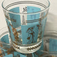 Vintage Mid-Century Oriental Motif Glasses – Set of 6