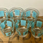 Vintage Mid-Century Oriental Motif Glasses – Set of 6