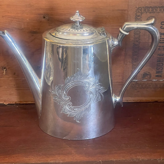 Edwardian Silver-Plated Coffee Pot – Sheffield EPBM, c.1900