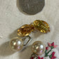Two Pair of Vintage Clip-On Earrings – Faux Pearl & Sarah Coventry Style