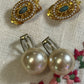 Two Pair of Vintage Clip-On Earrings – Faux Pearl & Sarah Coventry Style