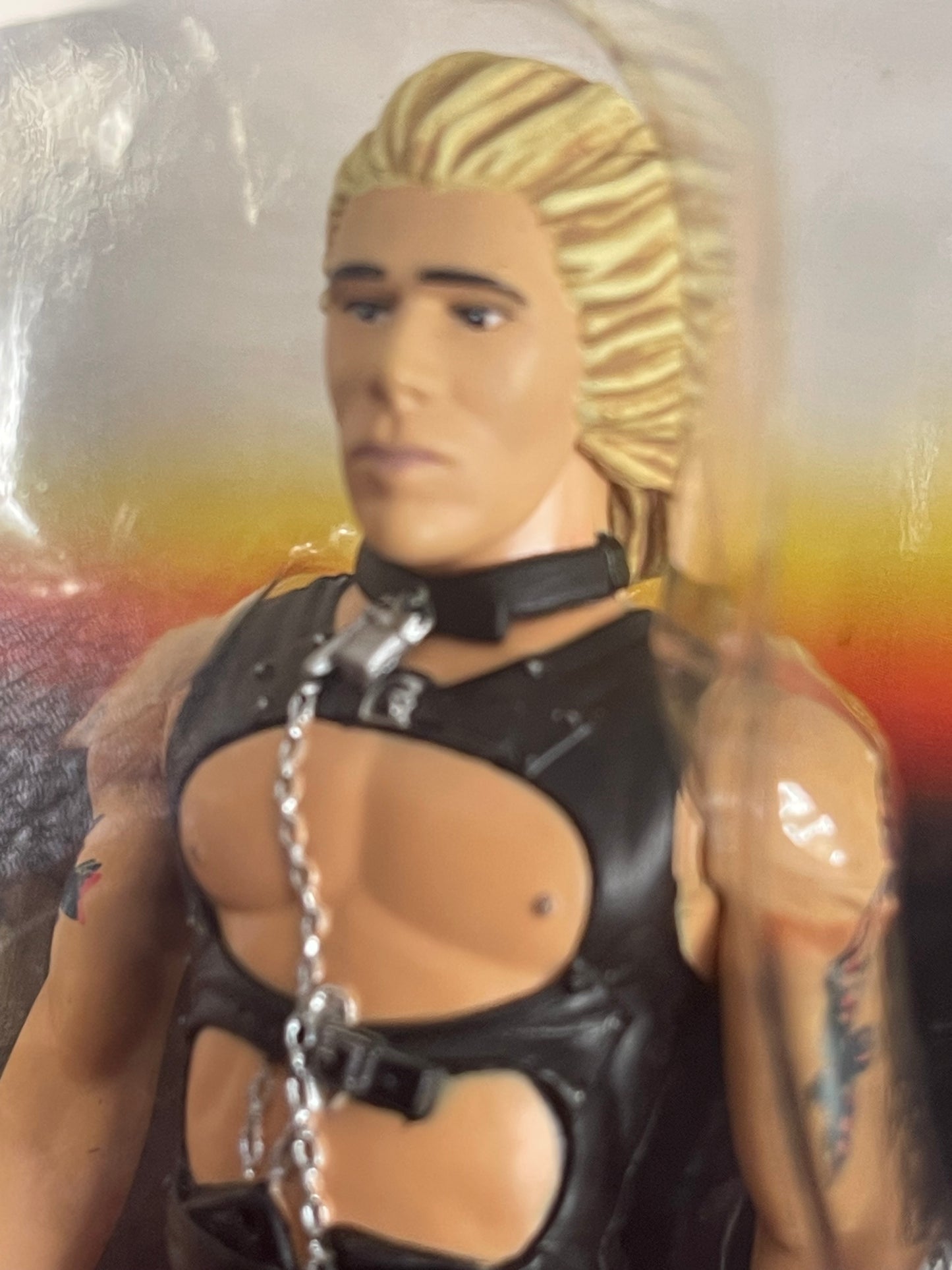 "Golden Youth" action figure from the movie Mad Max 2: The Road Warrior, produced by N2 Toys in 2001