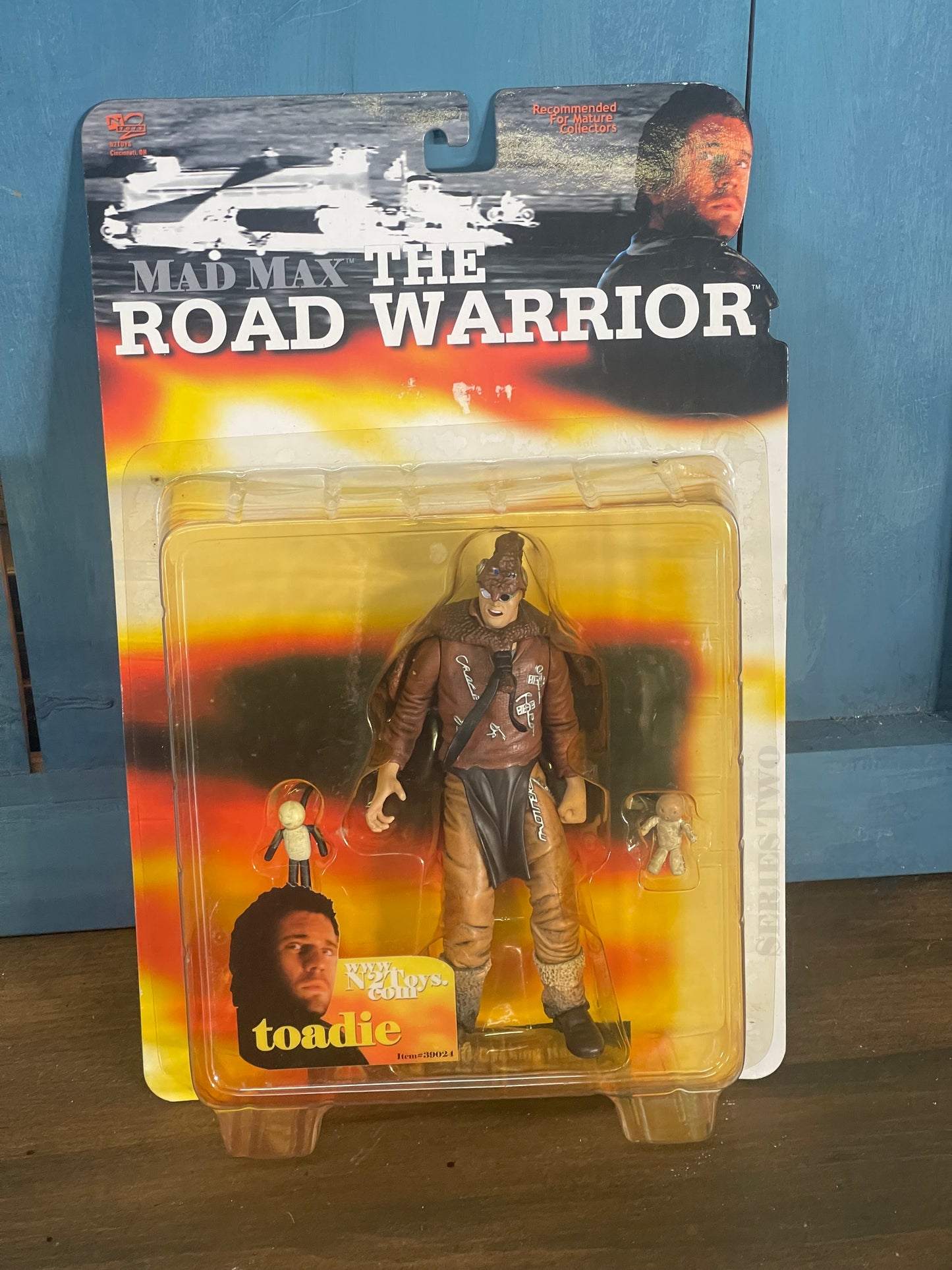 "Toadie" action figure from the movie Mad Max 2: The Road Warrior, produced by N2 Toys in 2001