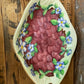 Vintage Maling Ware “Embossed Blossom Bough” Dish – Pattern 6567