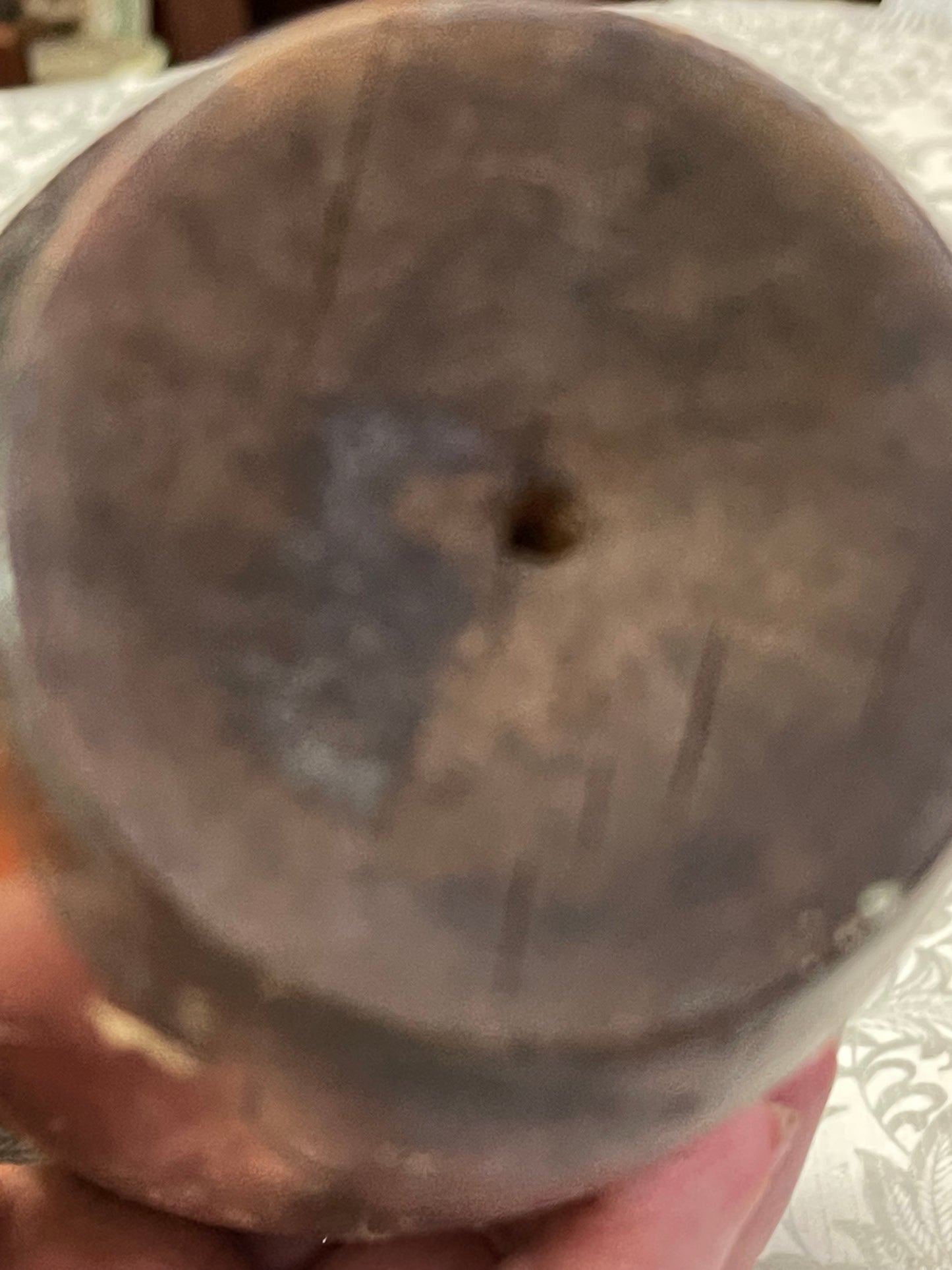 1930s Pokerwork Wooden Vase – Handcrafted Floral Design