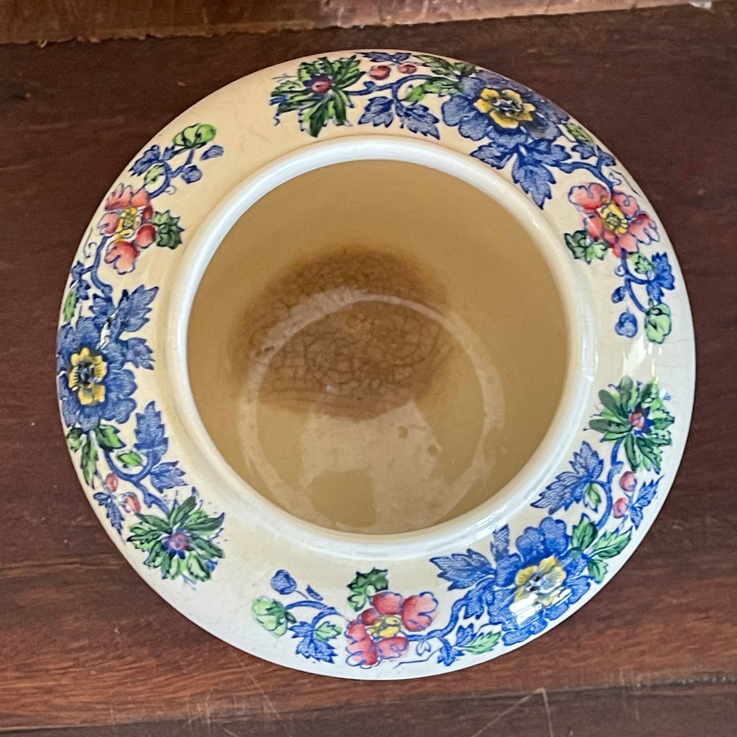 Vintage Fortnum & Mason Floral Tea Caddy with Lid – Made in England