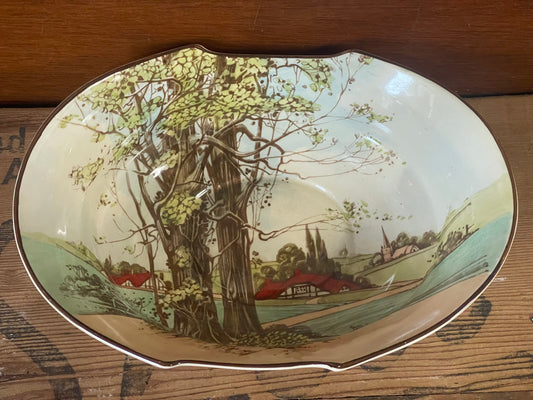 Vintage 1930s Royal Doulton Woodland Large Bowl 5815