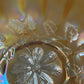 Antique Marigold Carnival Glass Bowl – Daisy & Leaf Pattern