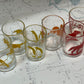 Set of 6 Vintage Australian Wildlife Tumblers – Mini Swanky-Style Glasses