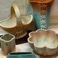 Vintage Australian Mid-Century Pottery Wall Pocket Vase – W-8
