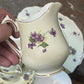 Melba Bone China Violet Teaset – Two Trios (c.1940s–50s)