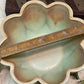 Large Australian Mid-Century Scalloped Ceramic Pottery Console Bowl / Planter