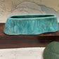 MCP Sydney Australian Pottery Trough Vase / Ikebana Planter Mid-Century Drip Glaze Ceramic – c.1960s–70s